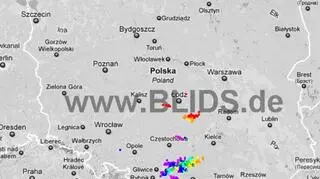 Ścieżka burz nad Polską (godz