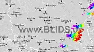 Ścieżka burz nad Polską (godz