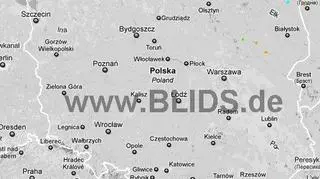 Ścieżka burz w godzinach 13.30-15.30 (blids.de)