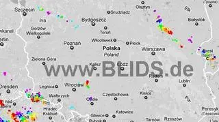Ścieżka burz w godzinach 14.45-16.45 (blids.de)