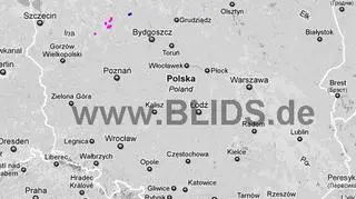 Ścieżka burz w godzinach 15