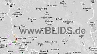 Ścieżka burz w godzinach 15.15-17.15 (blids.de)