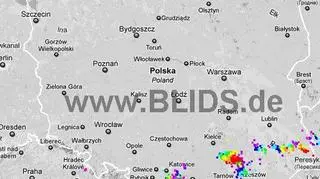 Ścieżka burz w godzinach 16