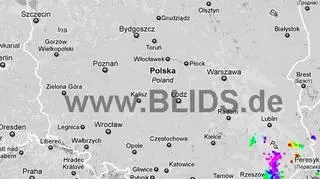 Ścieżka burz w godzinach 17