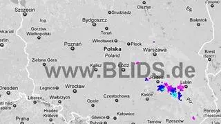 Ścieżka burz w godzinach 18