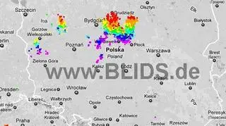 Ścieżka burz w godzinach 18