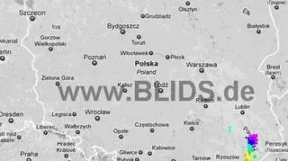 Ścieżka burz w godzinach 18.20-20.30 (blids.de)