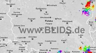 Ścieżka burz w godzinach 18