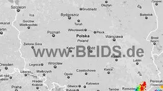 Ścieżka burz w godzinach 18.45-20.45 (blids.de)