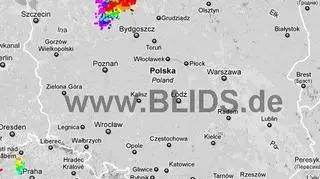 Ścieżka burz w godzinach 19