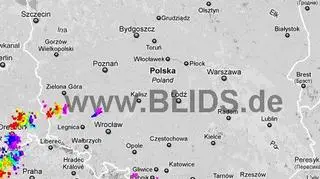 Ścieżka burz w godzinach 19