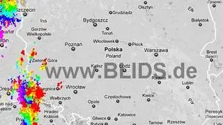 Ścieżka burz w godzinach 19