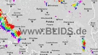 Ścieżka burz w godzinach 19