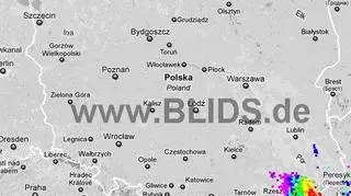 Ścieżka burz w godzinach 19