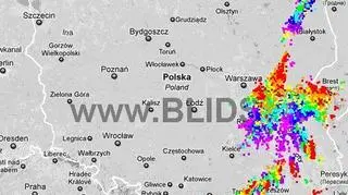 Ścieżka burz w godzinach 19.45-21.45 (blids.de)