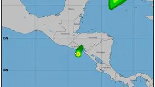 SIła burzy tropiklanej Selma (NHC/NOAA)