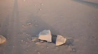 Skała wyrzucona przez wulkan Kilauea (USGS)