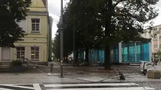 Skutki gwałtownej pogody w Oławie (Oława24)