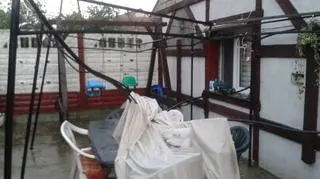 Skutki nawałnic w Osowej Sieni 