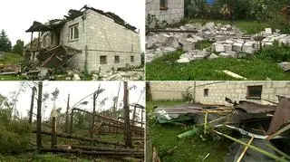 Skutki nawałnicy na Podlasiu