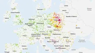 Smog w Europie (airly