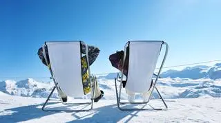 Śnieg pozwala zrelaksować się