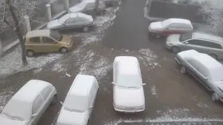 Śnieg w Skawinie, 25.11 (Kontakt 24/Mariusz)