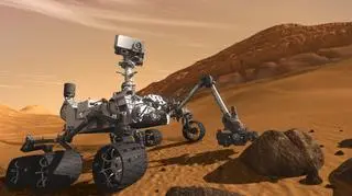 Sonda badawcza Curiosity Rover na Marsie (NASA)