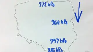 Spadek ciśnienia w Polsce w niedzielny poranek