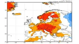Średnia temperatura miesięczna może być o 1-2 stopni wyższa od średniej wieloletniej (NOAA)