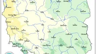 Średnia temperatura w okresie zimowym 2019-2020 (klimat