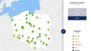 Stężenie benzenu w Polsce po godz. 7