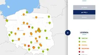 Stężenie pyłu PM2,5 o godzinie 11