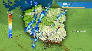 Strefa opadów deszczu