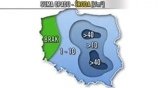 Suma opadów, środa 27.07