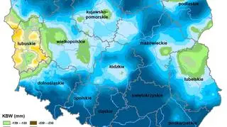 Susza rolnicza w Polsce - stan z 26 września 2019 roku (IUNG)
