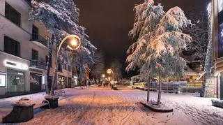 Sypnęło śniegiem w Zakopanem