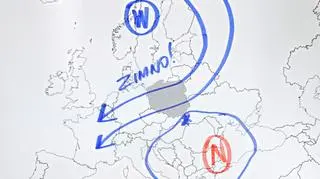Sytuacja baryczna nad Europą