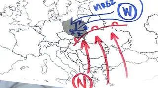 Sytuacja baryczna nad Europą