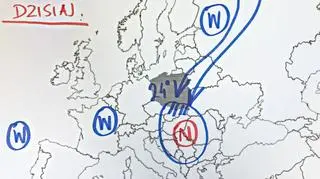 Sytuacja baryczna nad Europą w czwartek