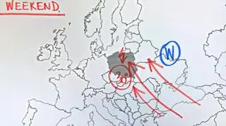 Sytuacja baryczna nad Europą w weekend