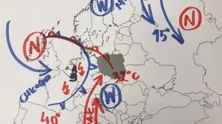 Sytuacja meteorologiczna w Europie