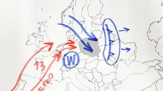 Sytuacja pogodowa nad Europą