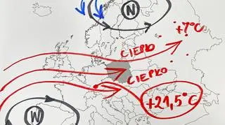 Sytuacja pogodowa nad Europą