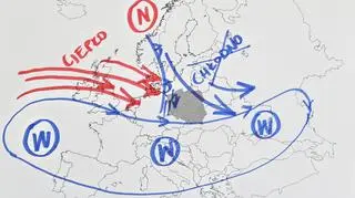 Sytuacja pogodowa nad Europą