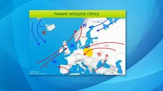 Sytuacja pogodowa nad Europą