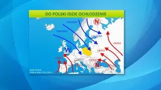 Sytuacja pogodowa nad Europą