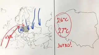 Sytuacja pogodowa nad Europą i Polską