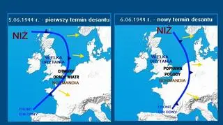 Sytuacja pogodowa w 1944 roku w Normandii