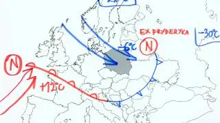 Sytuacja pogodowa w Europie